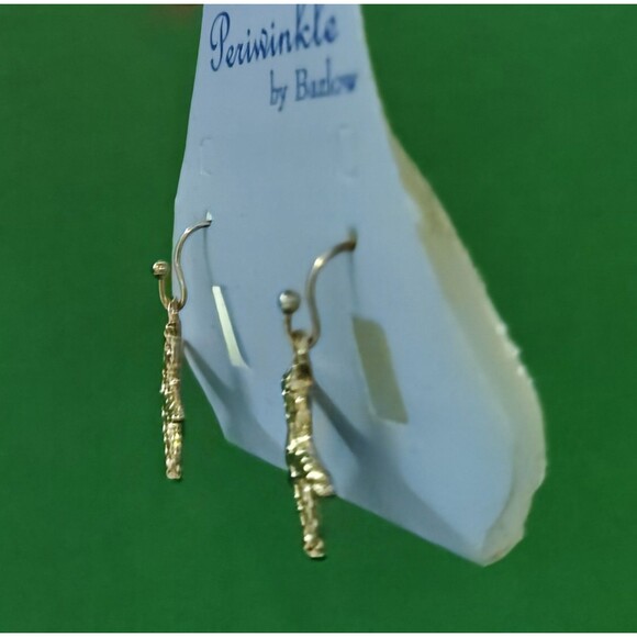 Periwinkle by Barlow Starfish Earrings Gold Tone Dangle Pierced Beach Ocean Gift - Picture 5 of 12